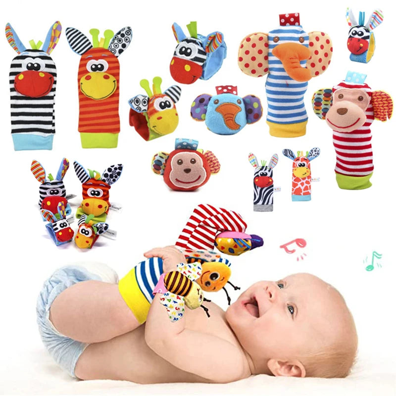 Colorful Rattle Socks and Wristband Set for Baby Development" "Sensory Development Toys: Rattle Socks and Wristband for Babies" "Infant Rattle Socks and Wristband Set - Motor Skills Development" "Explore Baby Development with Rattle Socks and Wristband Toys" "Rattle Socks and Wristband - Engaging Infant Sensory Toys"