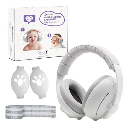 2-in-1  Baby Noise Cancelling Headphones & Earmuffs