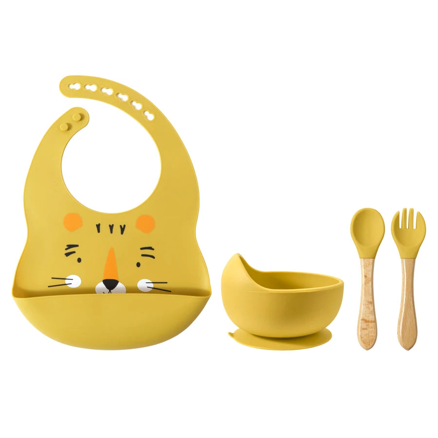 Baby Silicone Feeding Set - Bella Chicca Baby