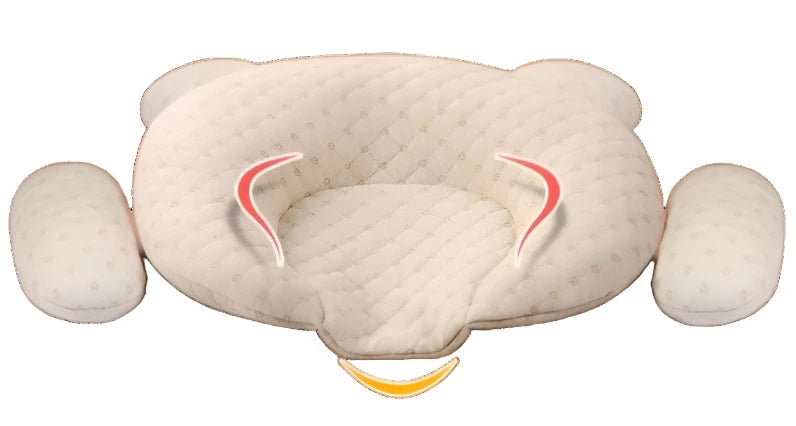 Infant Flat Pillow. Baby flat Head Pillow – the ultimate solution for preventing and correcting flat head syndrome (Plagiocephaly/Brachycephaly).