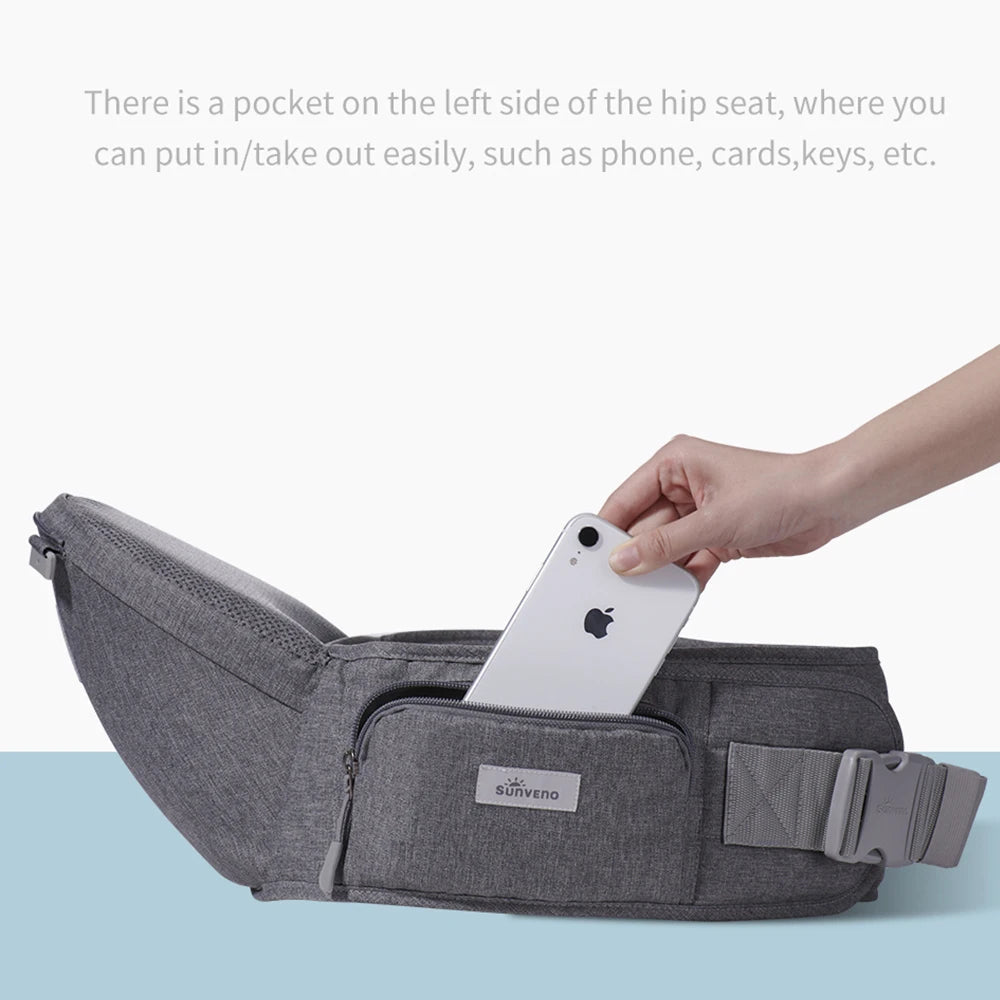 Multi-Function Baby Carrier with Hip Seat