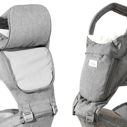 Multi-Function Baby Carrier with Hip Seat