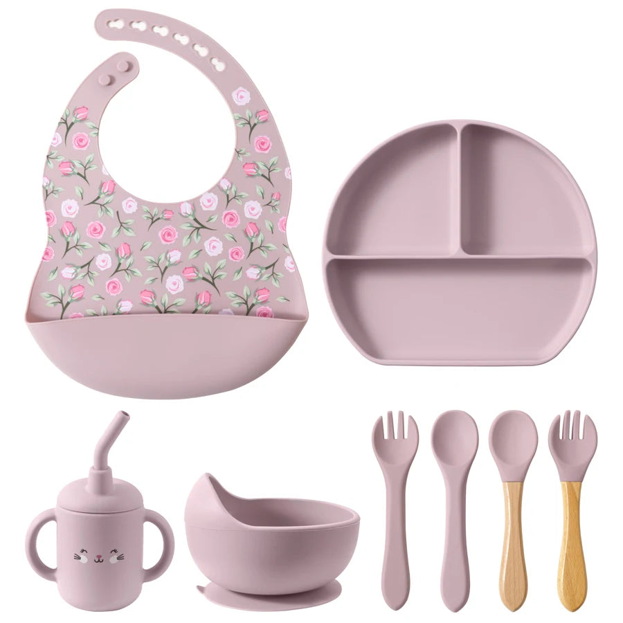 Baby Silicone Feeding Set - Bela Chicca Baby