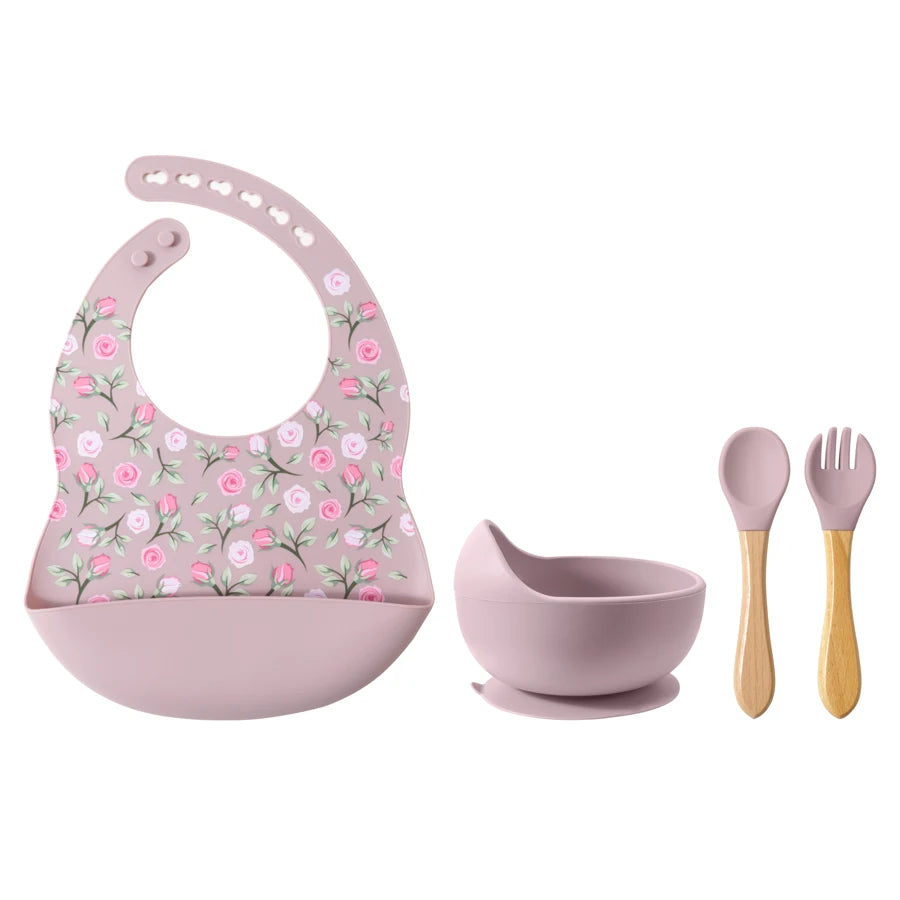 Baby Silicone Feeding Set - Bella Chicca Baby